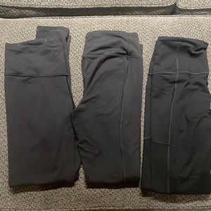 Victoria Secrets Pink Sport Black Leggings Bundle